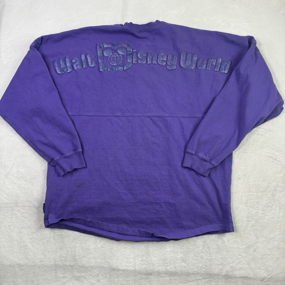 Disney Parks Spirit Jersey Purple Potion Long Sleeve Graphic Shirt Size Large